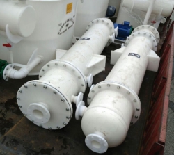 汉川水喷射真空泵机组和石墨改性聚丙烯降膜吸收器